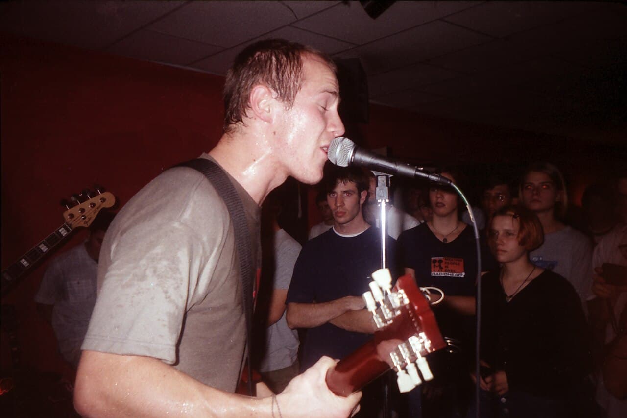 The Promise Ring performing live in 1997